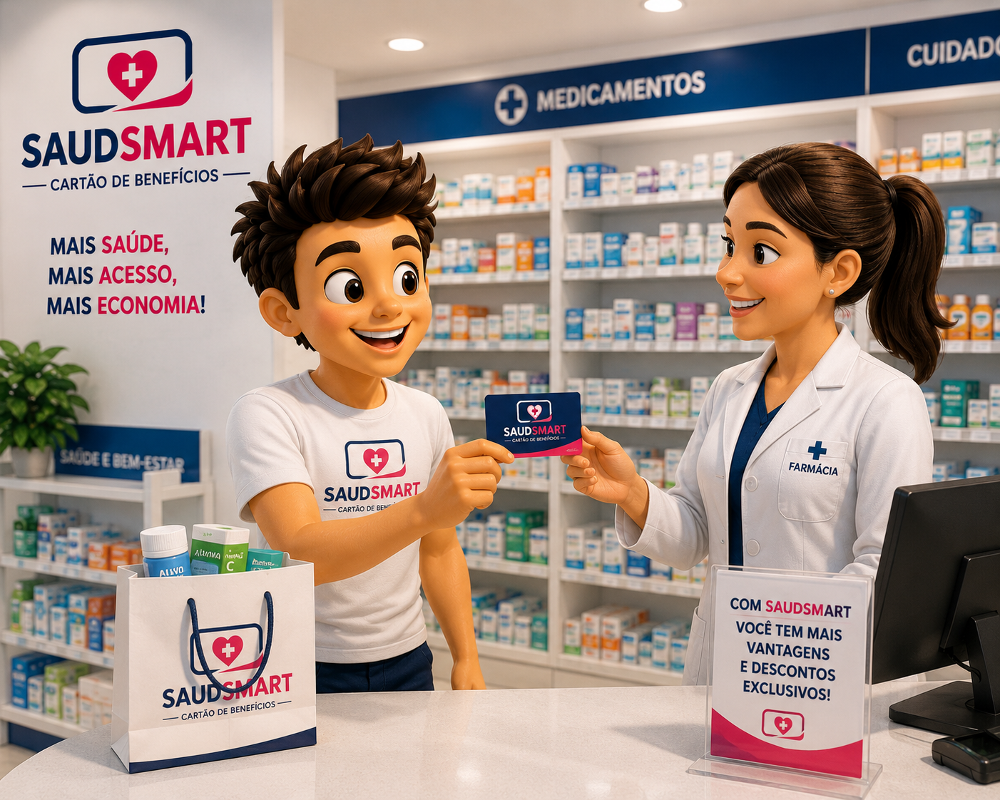 Ofertas em farmácias Saud Smart